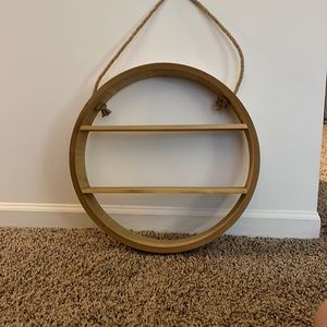 Boho hanging shelf